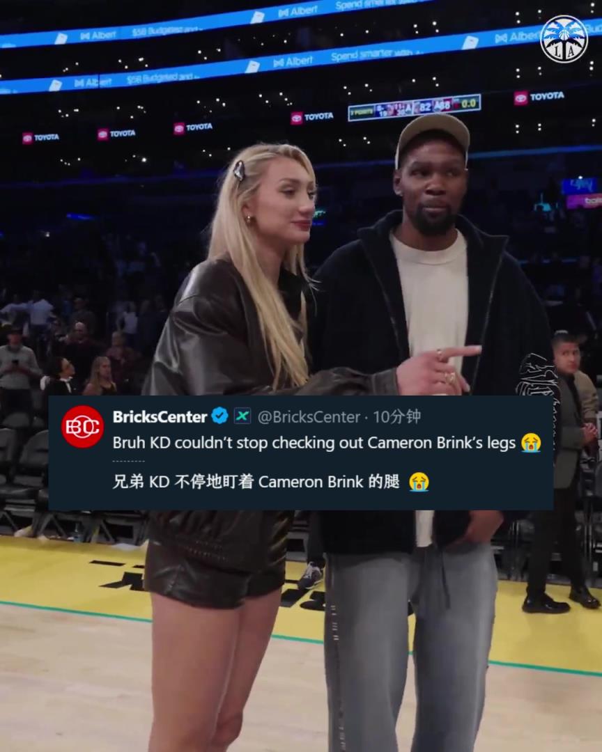 關心后者傷勢？美媒調侃：KD不停地在瞄布林克的腿